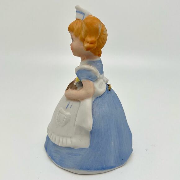 Vintage 1979 MSR Imports Porcelain Bell Blonde Nurse Collectible - Picture 5 of 8